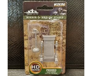 WIZKIDS DEEP CUTS UNPAINTED MINIATURES -W5-MIRROR AND BIRD | Dragon's Lair Comics and Fantasy Houston TX