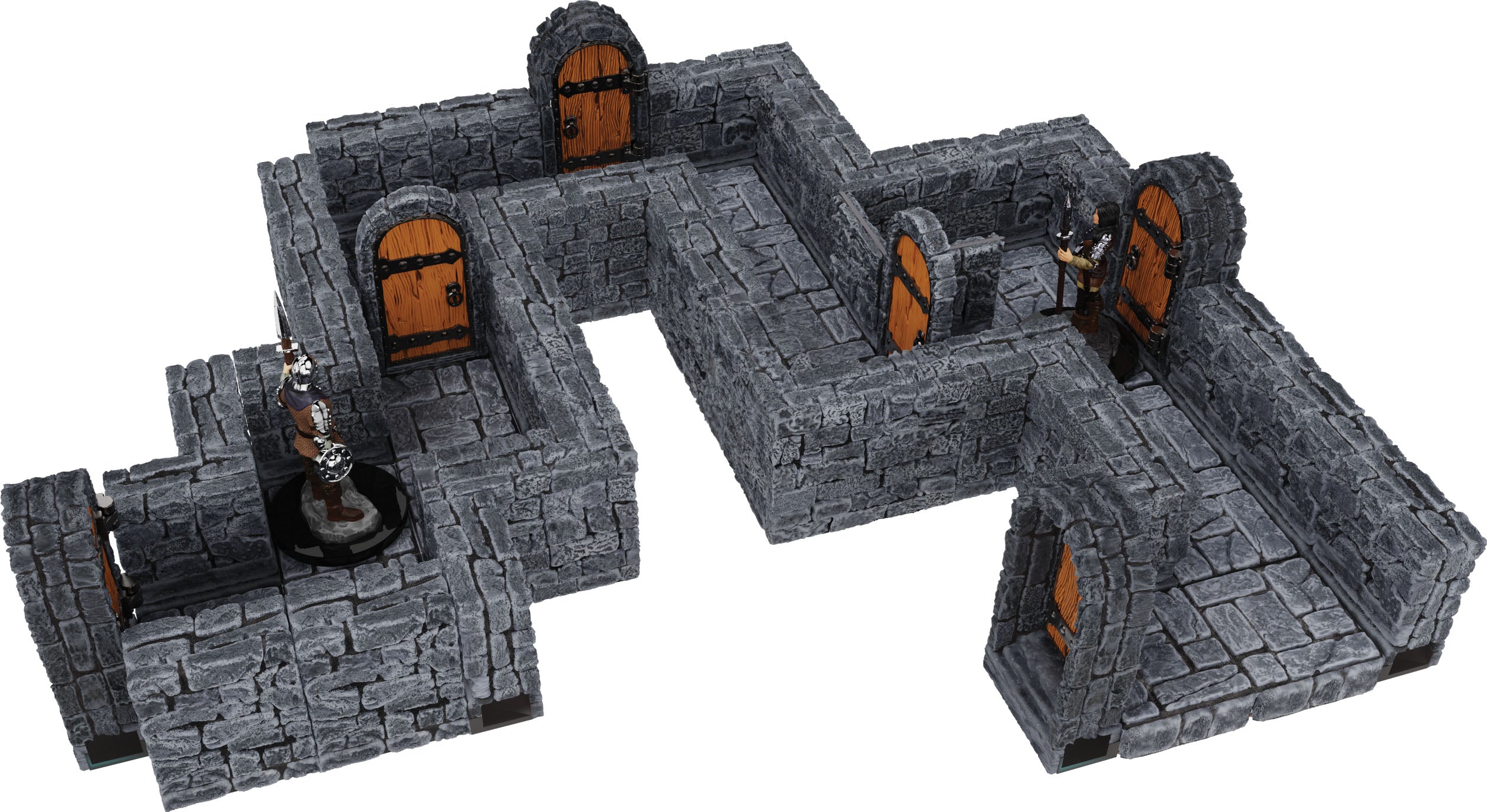 Wizkids Warlock Tiles Dungeon Straight Walls Expansion | Dragon's Lair Comics and Fantasy Houston TX