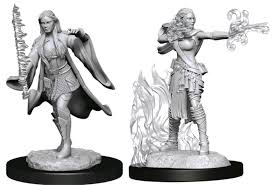 Wizkids Dungeons and Dragons Nolzur`s Marvelous Unpainted Miniatures: W13 Multiclass Warlock + Sorcerer Female | Dragon's Lair Comics and Fantasy Houston TX