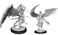 Wizkids Dungeons and Dragons Nolzur`s Marvelous Unpainted Miniatures: W13 Deva & Erinyes | Dragon's Lair Comics and Fantasy Houston TX