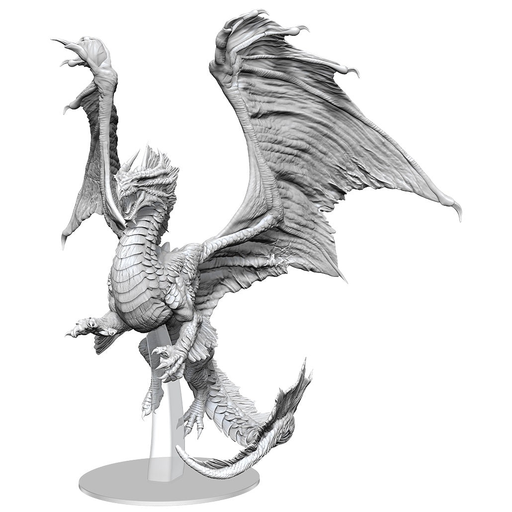 Dungeons & Dragons Nolzur`s Marvelous Unpainted Miniatures: Adult Bronze Dragon | Dragon's Lair Comics and Fantasy Houston TX