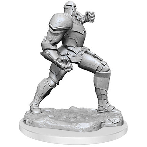 Critical Role Unpainted Miniatures: W04 Platinum Golem | Dragon's Lair Comics and Fantasy Houston TX