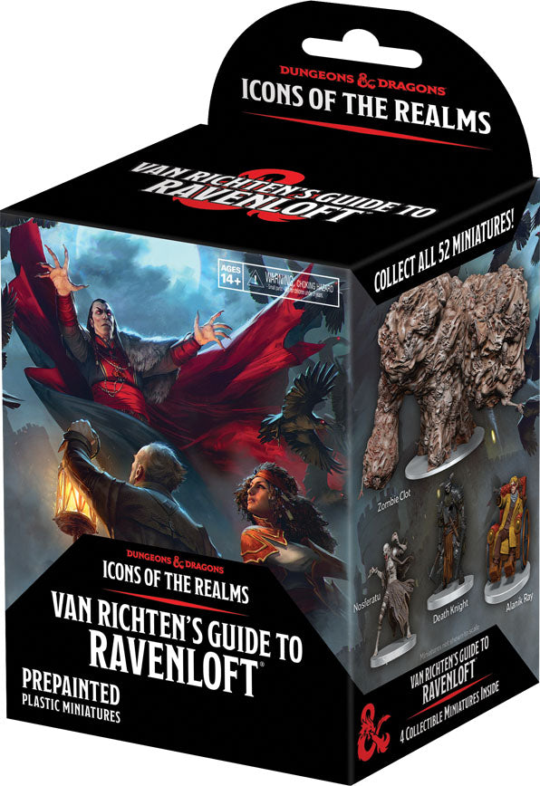 Dungeons & Dragons Fantasy Miniatures: Icons of the Realms Set 21 Van Richten`s Guide to Ravenloft Booster Brick (8) | Dragon's Lair Comics and Fantasy Houston TX