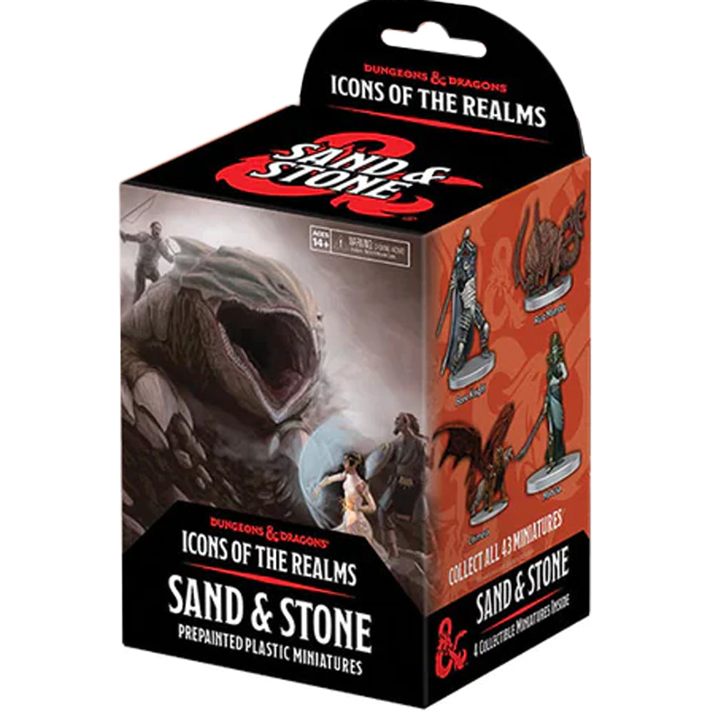 Dungeons & Dragons: Icons of the Realms Set 26 Sand & Stone Booster Box | Dragon's Lair Comics and Fantasy Houston TX