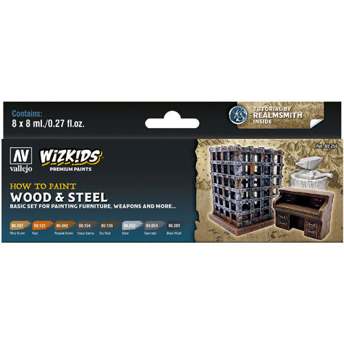 Wizkids Paints Set: Wood & Steel | Dragon's Lair Comics and Fantasy Houston TX