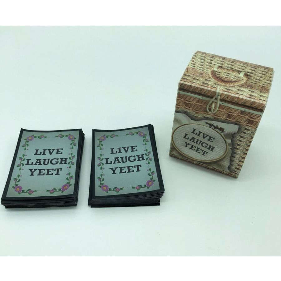 Legion Matte Card Sleeves: Live, Laugh, Yeet | Dragon's Lair Comics and Fantasy Houston TX