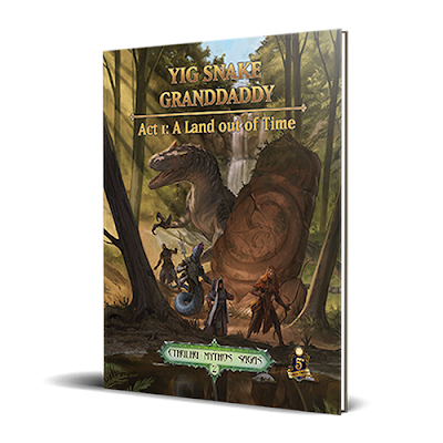 Sandy Petersen's Cthulhu Mythos Yig Snake Grandaddy, Act One: A Land Out Of Time | Dragon's Lair Comics and Fantasy Houston TX